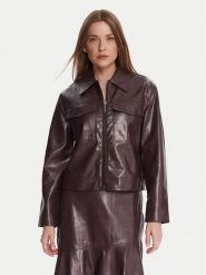 French Connection Kurtka z imitacji skóry Price 75ZAL 60 Bordowy Regular Fit. Czerwone kurtki damskie French Connection, s, bez wzorów, ze skóry, bez kaptura. Za 559.99 zł.