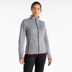 Bluza polarowa damska Dare 2B Torrek Thermal Fleece. Szare bluzy damskie Dare 2b, bez wzorów, z polaru, bez kaptura. W wyprzedaży za 99.99 zł.