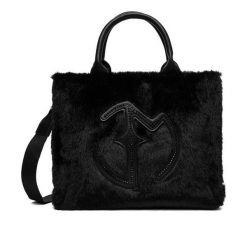 Torebka Eva Minge. Czarne torebki klasyczne damskie Eva Minge, bez dodatków. Za 199.99 zł.