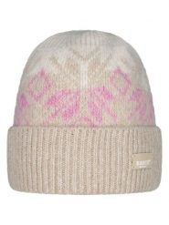 Barts Czapka "Fairywren" w kolorze beżowym rozmiar: onesize. Brązowe czapki damskie Barts, z aplikacjami, ze splotem. Za 74.11 zł.