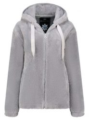 Geographical Norway Kurtka polarowa "Urose" w kolorze szarym rozmiar: L. Szare kurtki damskie Geographical Norway, l, bez wzorów, z polaru, bez kaptura. Za 175.26 zł.