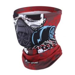 Letnia Magiczna Chusta Przeciw UV Szalik Jedwabny Czerwony Demon. Czerwone chusty damskie WEST BIKING, na lato, bez wzorów, z elastanu. Za 64.24 zł.