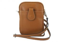 Listonoszka etui skórzane Barberini's j. brązowe 887-12. Brązowe shopper bag Barberinis, bez wzorów, ze skóry, na ramię, małe, bez dodatków. Za 119.99 zł.