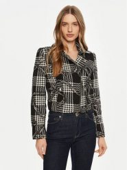 Guess Płaszcz przejściowy W5RL29 WGWG0 Czarny Regular Fit. Czarne płaszcze damskie Guess, l, z aplikacjami, z syntetyku, bez kaptura. Za 449.99 zł.
