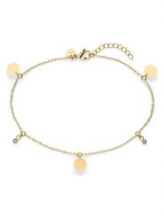 S.Oliver Bransoletka z elementami ozdobnymi na kostkę rozmiar: onesize. Bransoletki damskie S.Oliver, ze stali. Za 86.99 zł.