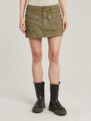 G-Star Spódnica w kolorze khaki rozmiar: W28. Brązowe spódnice damskie G-Star, na co dzień, bez wzorów, z bawełny, retro, mini. Za 195.99 zł.