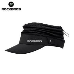 Czapka przeciwsłoneczna na lato ROCKBROS. Czarne czapki damskie ROCKBROS, na lato, bez wzorów, z bawełny. Za 63.60 zł.