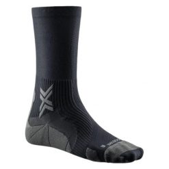 Skarpetki biegowe X-Socks Run Perform Crew. Czarne skarpetki damskie X BIONIC, bez wzorów. Za 163.00 zł.