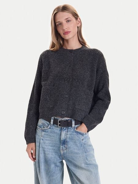 ONLY Kardigan Piemonte 15344118 Szary Regular Fit. Szare kardigany damskie Only, xs, bez wzorów, z syntetyku. Za 119.99 zł.