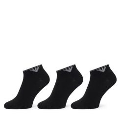 Skarpety krótkie EA7 Emporio Armani. Czarne skarpetki damskie EA7 Emporio Armani, bez wzorów. Za 114.99 zł.