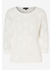 More & More Sweter w kolorze kremowym rozmiar: 42. Brązowe swetry klasyczne damskie More & More, bez kołnierzyka. Za 114.17 zł.