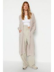 Trendyol Kardigan w kolorze beżowym rozmiar: S. Brązowe kardigany damskie Trendyol, s, bez wzorów. Za 73.99 zł.