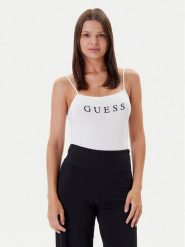 Guess Body O5RM11 KBBU1 Biały Regular Fit. Białe body i gorsety Guess, z aplikacjami, z syntetyku. Za 79.99 zł.