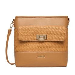 Torebka Lasocki. Brązowe listonoszki damskie Lasocki, bez wzorów, bez dodatków. Za 149.99 zł.