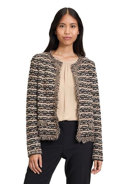 Betty Barclay Kardigan w kolorze czarno-beżowym rozmiar: 46. Brązowe kardigany damskie Betty Barclay, bez wzorów, z bawełny. Za 144.92 zł.