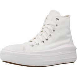 Trampki Converse Chuck Taylor All Star Move Hi, Dla obu płci. Białe trampki damskie Converse, bez wzorów, bez zapięcia. Za 490.00 zł.