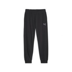 Spodnie damskie Puma Better Essentials. Czarne spodnie sportowe damskie Puma, s, bez wzorów, z bawełny, na fitness i siłownię. Za 169.00 zł.