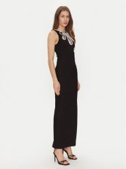 Marciano Guess Sukienka wieczorowa 5RGK45 6869Z Czarny Regular Fit. Czarne sukienki damskie Marciano Guess, z aplikacjami, z syntetyku, wizytowe, bez ramiączek. Za 1,629.00 zł.