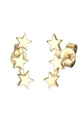 Elli Damskie kolczyki sztyfty gwiazdy Astro Look w srebrze 925 Sterling Silver Kolczyki 1 ct. Szare kolczyki damskie Elli, srebrne, na sztyftcie. Za 143.99 zł.