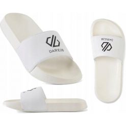 Klapki na basen dla kobiet Dare2B DWF362. Białe klapki damskie Dare 2b, bez wzorów, bez obcasa, bez zapięcia. W wyprzedaży za 92.85 zł.