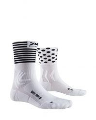 Skarpety rowerowe X-SOCKS BIKE RACE 4.0. Białe skarpetki damskie X Socks, bez wzorów, z materiału. Za 111.95 zł.
