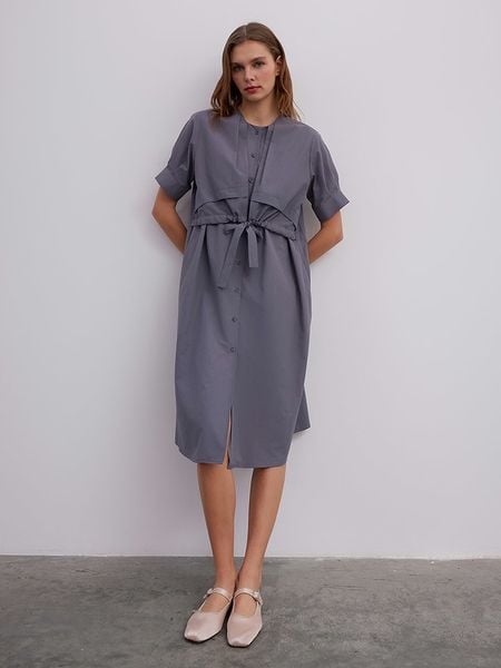 BGN Sukienka w kolorze antracytowym rozmiar: 38. Czarne sukienki damskie BGN, bez wzorów, bez ramiączek. Za 96.14 zł.