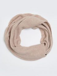 BIG STAR Szal w kolorze beżowym - 180 x 37 cm rozmiar: onesize. Brązowe szaliki damskie Big Star, bez wzorów, z materiału. Za 59.99 zł.