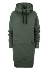 Bluza sportowa z kapturem damska DEEP TRIP Luzak. Zielone bluzy damskie DEEP TRIP, l, bez wzorów, z bawełny, z kapturem. Za 369.00 zł.