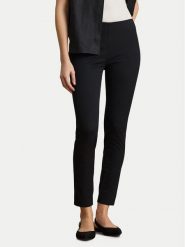 LAUREN RALPH LAUREN Spodnie materiałowe 200631310003 Czarny Regular Fit. Czarne spodnie materiałowe damskie Lauren Ralph Lauren, bez wzorów, z bawełny. Za 729.99 zł.
