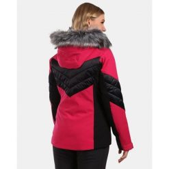 Damska kurtka narciarska Kilpi LIN-W. Czerwone kurtki damskie Kilpi, na zimę, m, bez wzorów, z materiału, z kapturem. Za 525.33 zł.