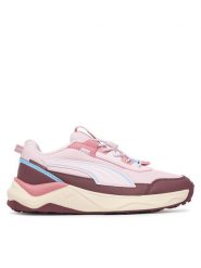 Puma Sneakersy Evolve 2.0 Trail Low Jr 313804 Różowy. Czerwone buty sportowe dziewczęce Puma, ze skóry, bez zapięcia. Za 269.99 zł.