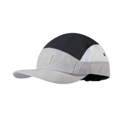 Czapka z daszkiem do biegania unisex Buff 5 Panel Go Cap Gray oddychająca. Czarne czapki z daszkiem damskie Buff, bez wzorów. Za 145.92 zł.