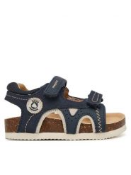 Mayoral Sandały 41775.85 Granatowy. Niebieskie sandały chłopięce Mayoral, ze skóry, bez zapięcia. Za 179.99 zł.