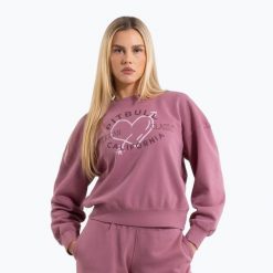 Bluza damska Pitbull Manzanita Heart Crewneck Sweatshirt. Czerwone bluzy damskie PITBULL, l, bez wzorów, z bawełny, bez kaptura. Za 159.99 zł.