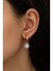 Lodie Silver Kolczyki-kreole z cyrkoniami rozmiar: onesize. Szare kolczyki damskie Lodie Silver, z cyrkonią, srebrne. Za 56.99 zł.