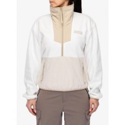 Bluza polarowa damska Columbia Sequoia Grove Half Zip Fleece. Brązowe bluzy damskie Columbia, bez wzorów, z polaru, bez kaptura. Za 263.99 zł.