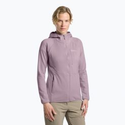 Bluza polarowa damska Jack Wolfskin Kolbenberg Hooded Full Zip. Czerwone bluzy damskie Jack Wolfskin, bez wzorów, z polaru, bez kaptura. Za 359.99 zł.