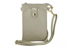 Listonoszka skórzana BARBERINI'S j. beżowa 963-10. Brązowe shopper bag Barberinis, bez wzorów, ze skóry, bez dodatków. Za 149.99 zł.