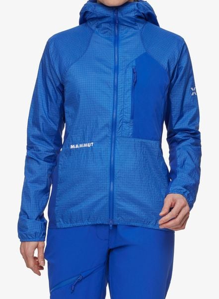 Kurtka damska Mammut Eiger Nordwand Advanced WB Hooded Jacket. Niebieskie kurtki damskie Mammut, m, bez wzorów, z materiału, bez kaptura. Za 890.99 zł.