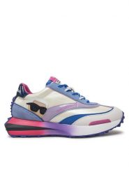 KARL LAGERFELD Sneakersy Zone KL62930N Fioletowy. Fioletowe obuwie sportowe damskie KARL LAGERFELD, ze skóry, bez zapięcia. Za 529.99 zł.