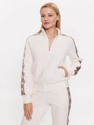 Guess Bluza V2YQ16 KB3P2 Écru Regular Fit. Bluzy damskie Guess, xl, z aplikacjami, z bawełny, bez kaptura. Za 429.99 zł.