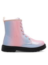Nelli Blu Kozaki CM230508-01 Różowy. Czerwone kozaki dziewczęce Nelli Blu, bez wzorów, ze skóry, bez obcasa, bez zapięcia. Za 139.99 zł.