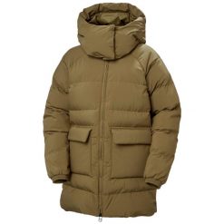 Parka damska z kapturem Helly Hansen Ellie. Brązowe parki damskie Helly Hansen, na zimę, z puchu, z kapturem. W wyprzedaży za 1,131.50 zł.