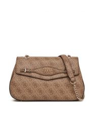 Guess Torebka Katya HWSG96 52210 Brązowy. Brązowe torebki klasyczne damskie Guess, ze skóry, bez dodatków. Za 349.99 zł.