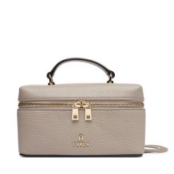 Torebka Furla. Szare kuferki damskie Furla, bez dodatków. Za 944.99 zł.