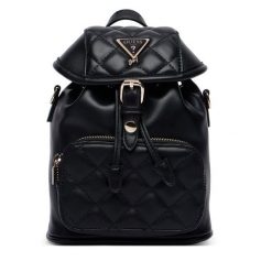 Plecak Guess. Czarne plecaki Guess, z aplikacjami. Za 324.99 zł.