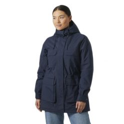 Parka dla kobiet Helly Hansen Escape. Niebieskie parki damskie Helly Hansen, na jesień, bez kaptura. W wyprzedaży za 911.50 zł.