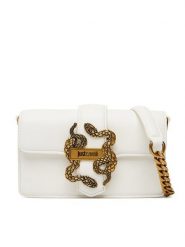 Just Cavalli Torebka 80RA5PA2 ZSA89 Biały. Białe torebki wieczorowe damskie Just Cavalli, bez wzorów, ze skóry, bez dodatków. Za 614.99 zł.