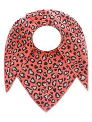 Zwillingsherz Chusta trójkątna w kolorze pomarańczowo-czarnym - 200 x 100 cm rozmiar: onesize. Czarne chusty damskie Zwillingsherz, bez wzorów, z bawełny. Za 113.99 zł.