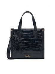 DeeZee Torebka DZE-S-015-07 Czarny. Czarne torebki klasyczne damskie DeeZee, ze skóry, bez dodatków. Za 139.99 zł.